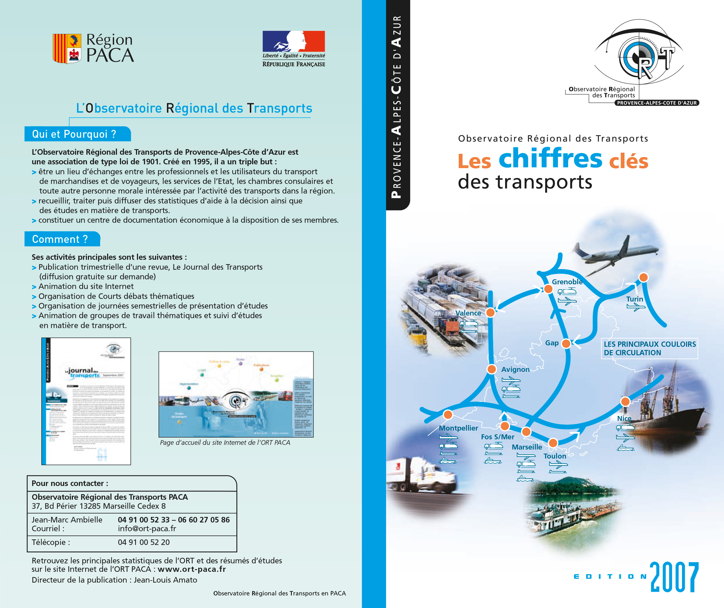 Les Chiffres clés des transports, éditon 2007