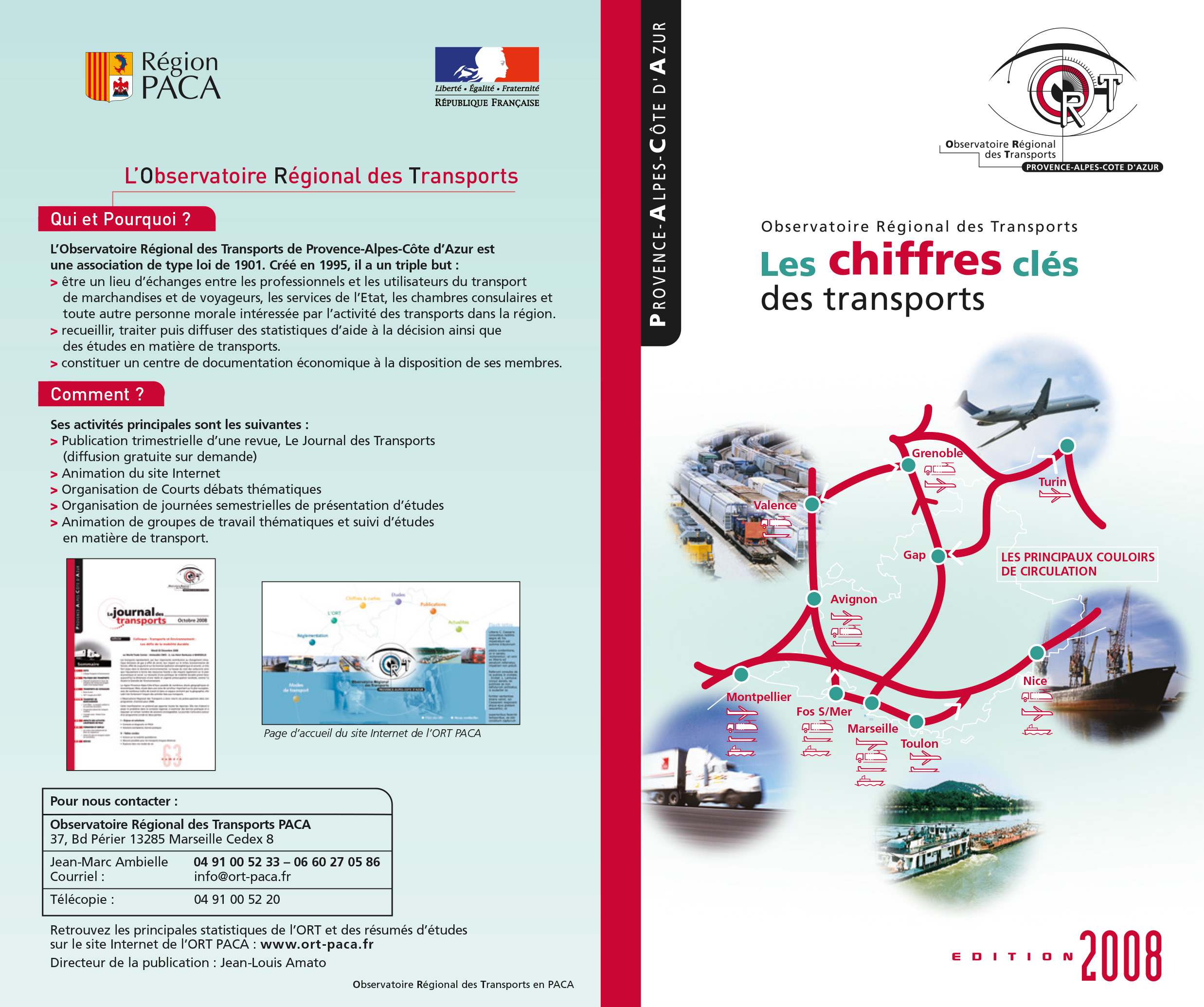 Les Chiffres clés des transports, éditon 2008