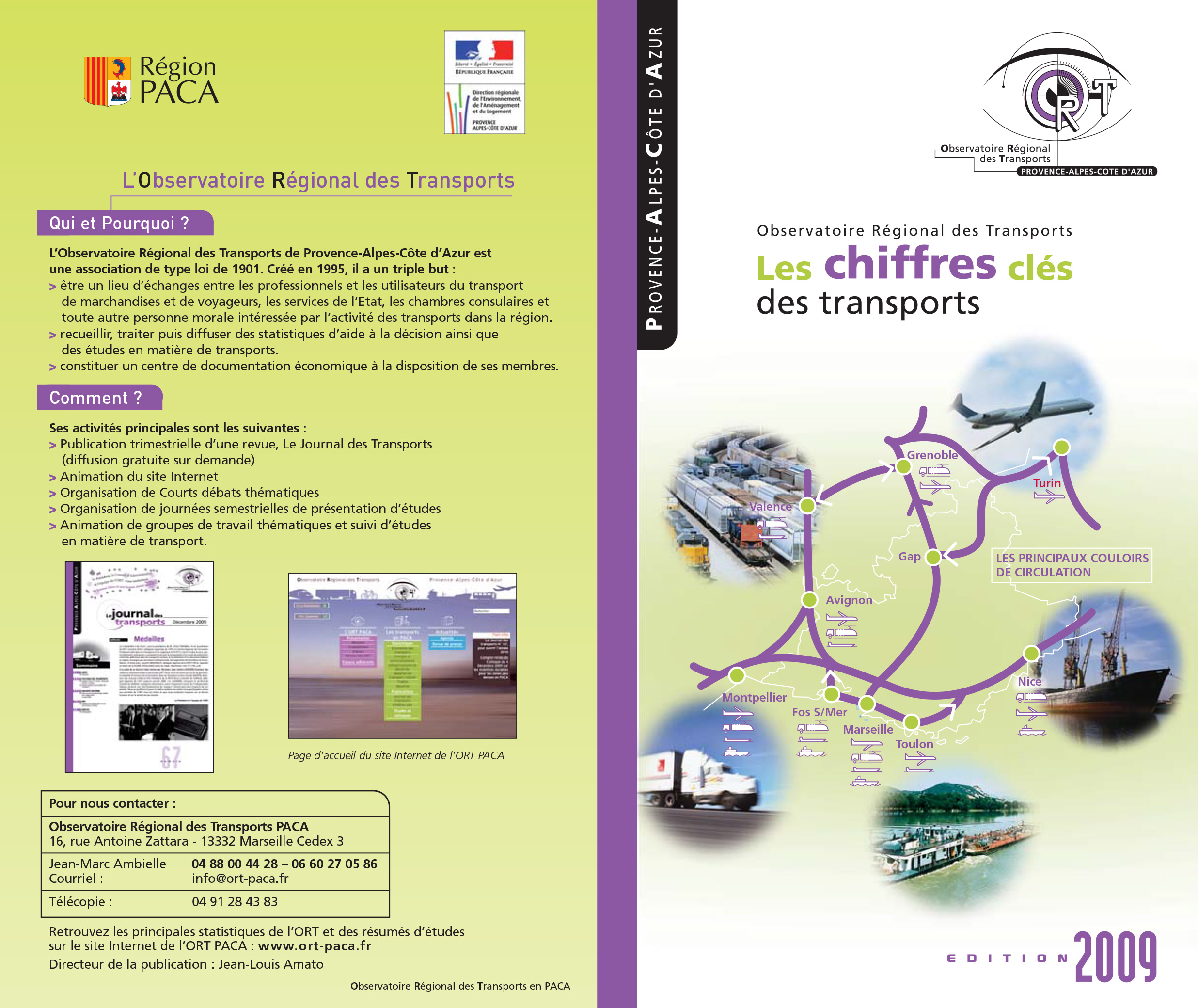 Les Chiffres clés des transports, édition 2009